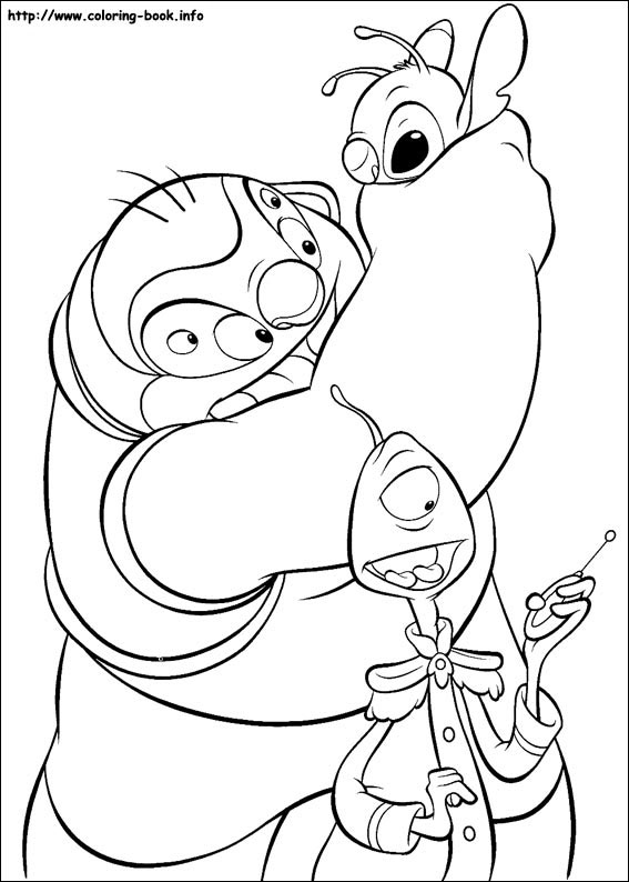 Lilo and Stitch coloring picture